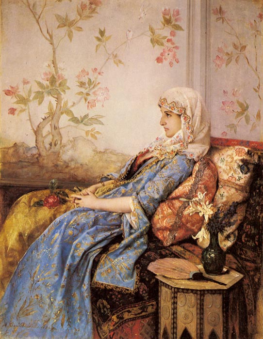 An Exotic Beauty in an Interior, 1883

Painting Reproductions
