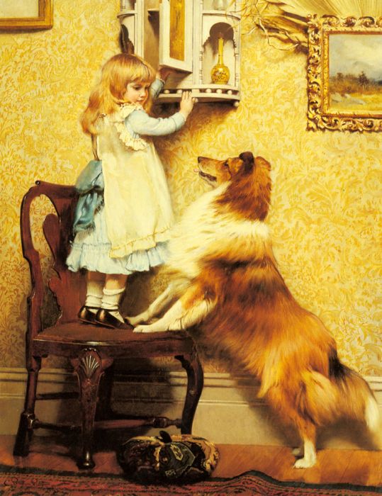 A Little Girl and her Sheltie, 1892

Painting Reproductions