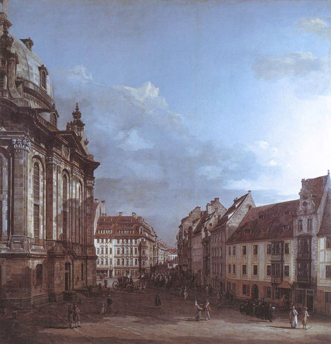 Dresden, the Frauenkirche and the Rampische Gasse, 1749-1753

Painting Reproductions