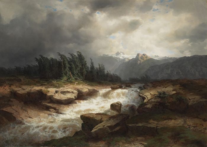 Mountain Torrent Before a Storm, 1850

Painting Reproductions