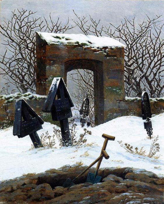 Graveyard under Snow, 1826

Painting Reproductions