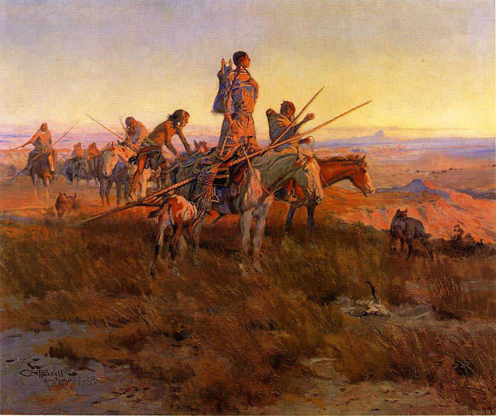 In the Wake of the Buffalo Hunters, 1911

Painting Reproductions
