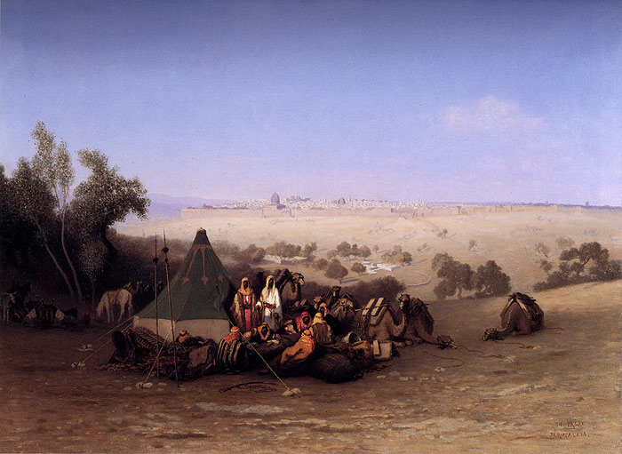 An Rab Encampment On The Mount Of Olives With Jerusalem Beyond

Painting Reproductions