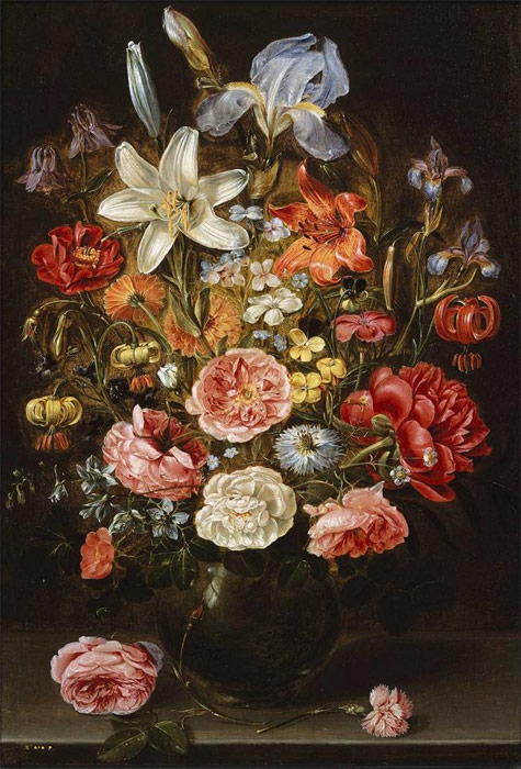 Flowers in a glass vase on a wooden table

Painting Reproductions