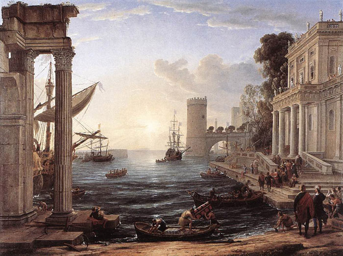 Seaport with the Embarkation of the Queen of Sheba, 1648

Painting Reproductions
