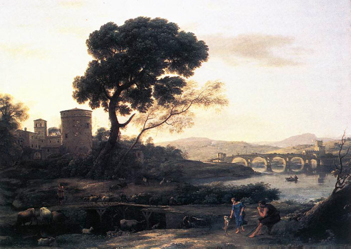 Landscape with Shepherds - the Pont Molle, 1645

Painting Reproductions