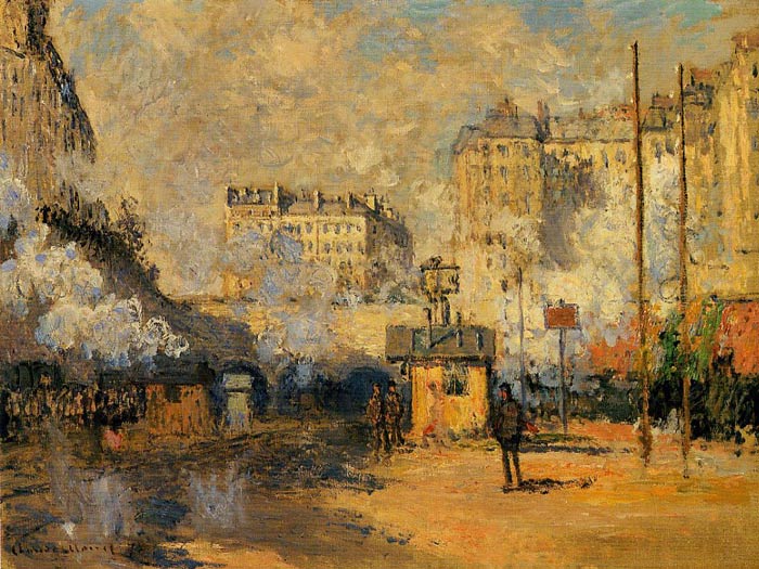 Exterior of Saint-Lazare Station, Sunlight Effect , 1877	

Painting Reproductions