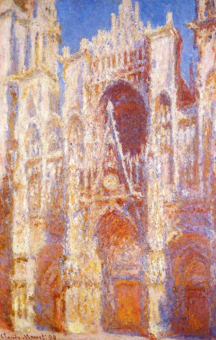 Rouen Cathedral, the Portal in the Sun , 1894	

Painting Reproductions