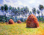 Haystacks at Giverny, 1884	
Art Reproductions