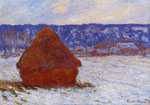 Grainstack in Overcast Weather, Snow Effect , 1890	
Art Reproductions