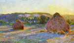 Grainstacks at the End of Summer, Evening Effect , 1890	
Art Reproductions