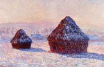 Grainstacks in the Morning, Snow Effect, 1891	
Art Reproductions