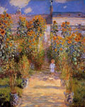 Monet's Garden at Vetheuil , 1881	
Art Reproductions