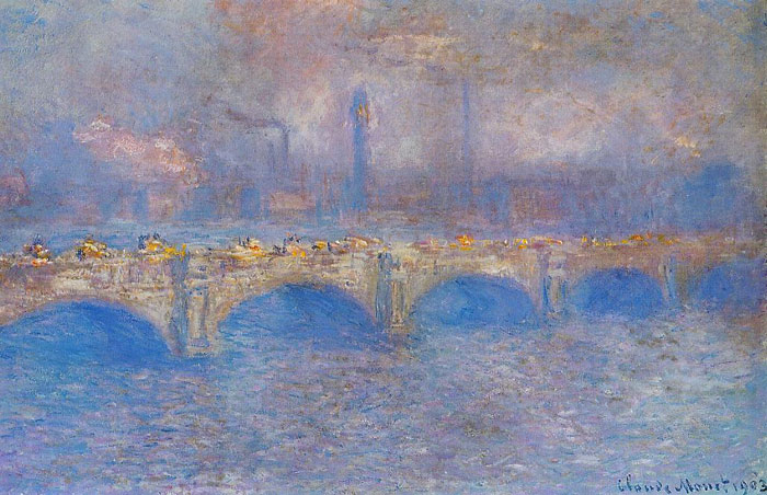Waterloo Bridge, Sunlight Effect , 1899

Painting Reproductions