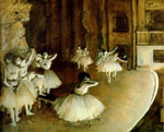 Ballet Rehearsal on Stage, 1874
Art Reproductions