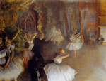 The Rehearsal Of The Ballet Onstage, 1874
Art Reproductions