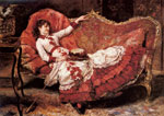 An Elegnat Lady in a Red Dress
Art Reproductions