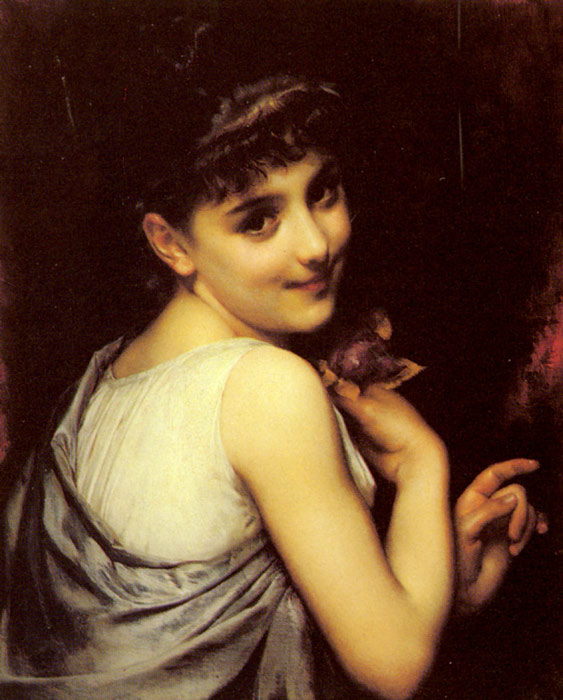A Young Beauty Holding A Red Rose

Painting Reproductions