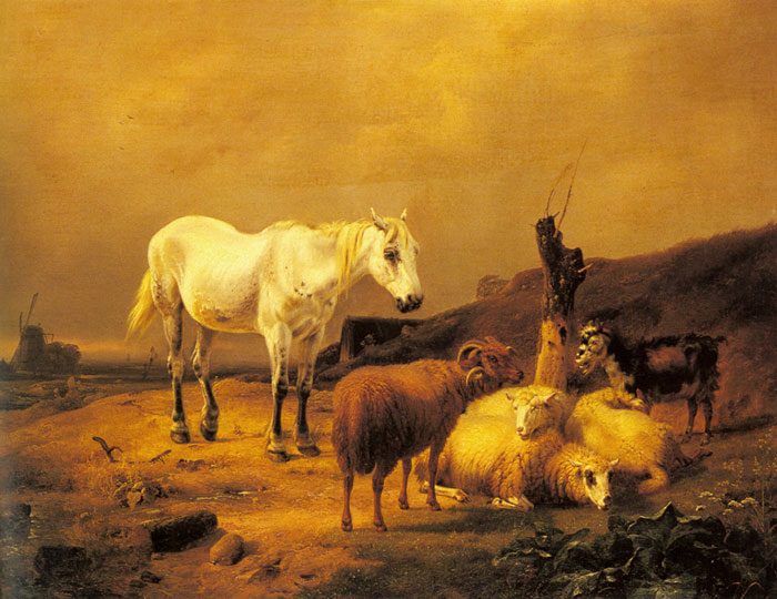 A Horse, Sheep and a Goat in a Landscape

Painting Reproductions