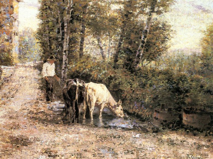 Cows Watering at a Quiet Pool

Painting Reproductions