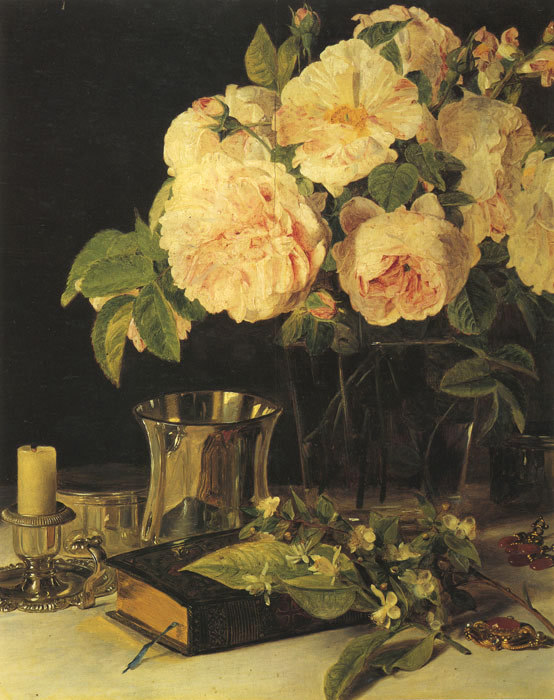 Stilleben mit Rosen, Leuchter und Becher, 1831

Painting Reproductions