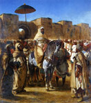 The Sultan of Morocco and his Entourage, 1845
Art Reproductions