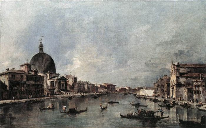 The Grand Canal with San Simeone Piccolo and Santa Lucia, 1780

Painting Reproductions
