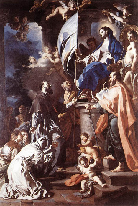 St Bonaventura Receiving the Banner of St Sepulchre from the Madonna, 1710

Painting Reproductions
