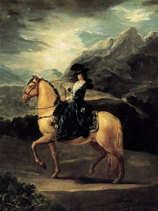 Portrait of Maria Teresa de Vallabriga on Horseback, 1783

Painting Reproductions