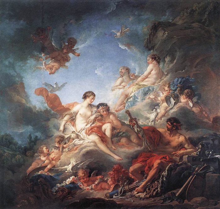 Painting Vulcan Presenting Venus with Arms for Aeneas, 1757 Vulcan Presenting Venus with Arms for Aeneas, 1757
Painting Reproductions