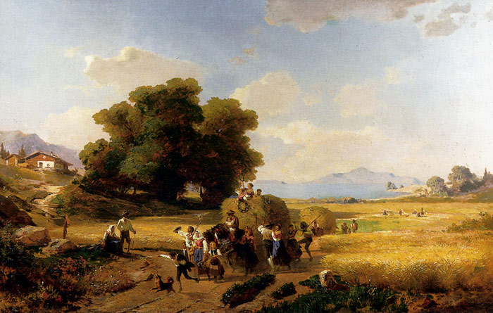 The Last Day Of The Harvest, 1860

Painting Reproductions
