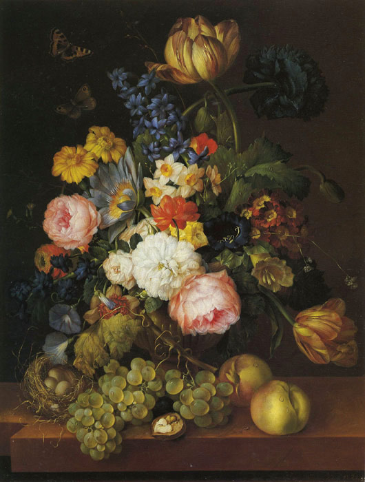 Stilleben mit Blumenbouquet und Fruchten, 1821

Painting Reproductions