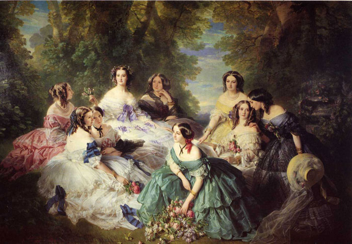 The Empress Eugenie Surrounded by her Ladies in Waiting, 1855

Painting Reproductions