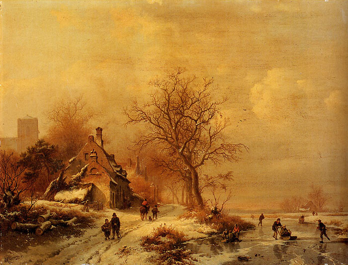 Figures In A Frozen Winter Landscape

Painting Reproductions