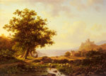An Extensive River Landscape With A Castle On A Hill Beyond, 1865
Art Reproductions