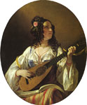 Die Lautenspielerin, 1838
Art Reproductions