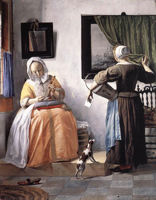 Woman Reading a Letter, 1662-1665

Painting Reproductions