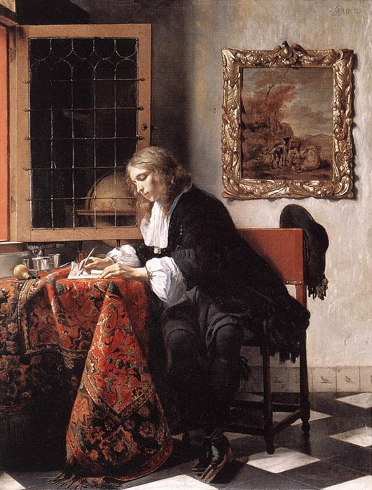 Man Writing a Letter, 1662-1665

Painting Reproductions