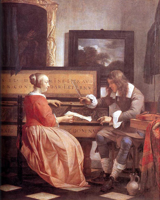 Man and Woman Sitting at the Virginal, 1658-1660

Painting Reproductions