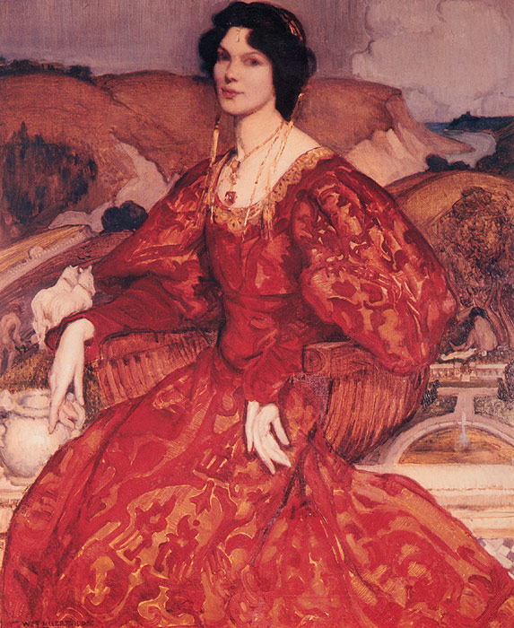 Sybil Walker in Red and Gold Dress, 1905

Painting Reproductions