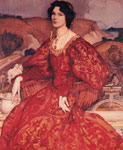 Sybil Walker in Red and Gold Dress, 1905
Art Reproductions