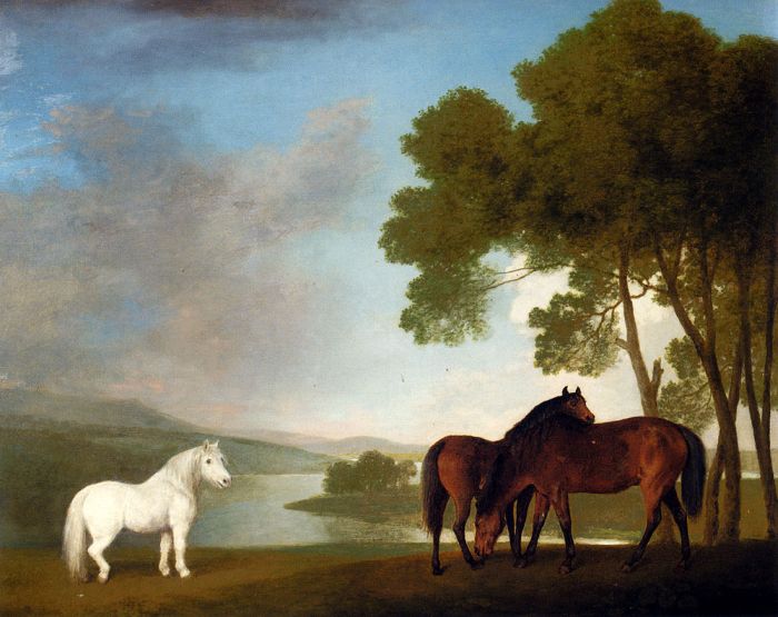 Two Bay Mares And A Grey Pony In A Landscape, 1793

Painting Reproductions