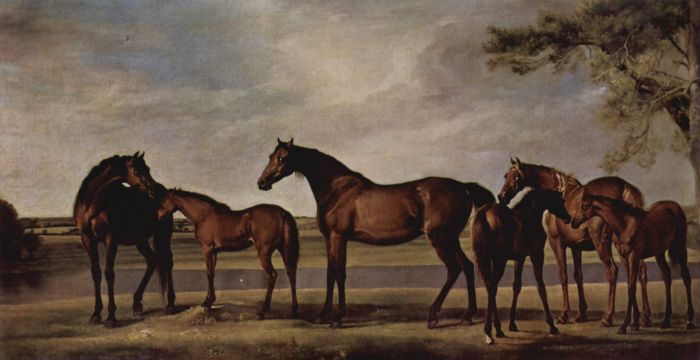 Mares and Foals Frightened in Front of a Looming Storm, 1764

Painting Reproductions