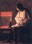 Woman catching Fleas
Art Reproductions