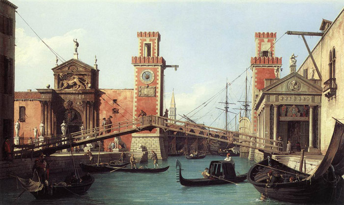 View of the Entrance to the Arsenal, 1732

Painting Reproductions