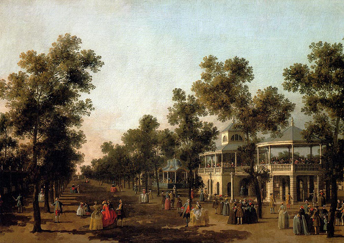 View Of The Grand Walk, vauxhall Gardens, With The Orchestra Pavilion, The Organ House, The Turkish Dining Tent

Painting Reproductions
