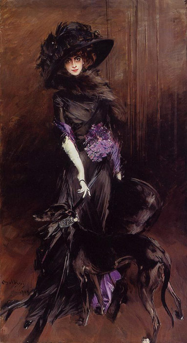Painting Portrait of the Marchesa Luisa Casati, with a Greyhound, 1908 Portrait of the Marchesa Luisa Casati, with a Greyhound, 1908
Painting Reproductions