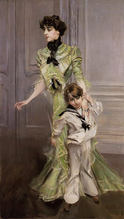 Painting Portrait of Madame Georges Hugo (n?e Pauleen Menard-Dozian) and Her Son, Jean, 1898 Portrait of Madame Georges Hugo (n?e Pauleen Menard-Dozian) and Her Son, Jean, 1898
Painting Reproductions