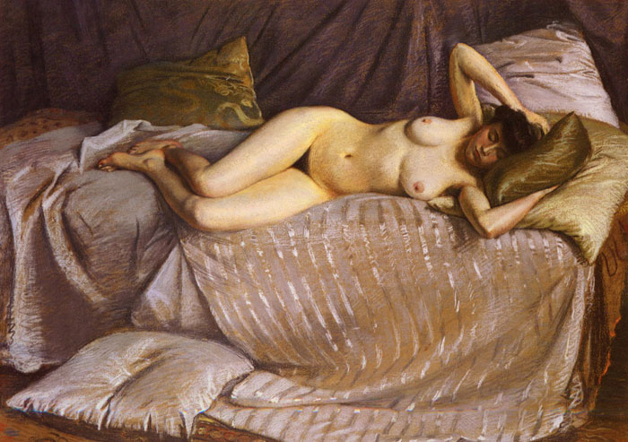 Femme Nue Etendue Sur Un Divan [Naked Woman Lying on a Couch], 1873

Painting Reproductions
