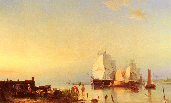 Three Mast Ships at Anchor, 1869

Painting Reproductions